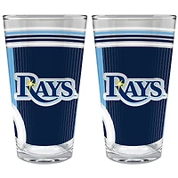 Tampa Bay Rays Two-Piece 16oz. Pint Glass Set
