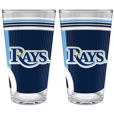 Tampa Bay Rays Two-Piece 16oz. Pint Glass Set