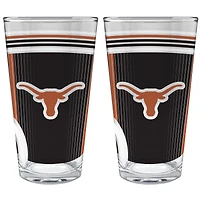 Texas Longhorns Two-Piece 16oz. Pint Glass Set