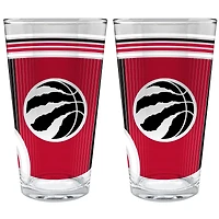 Toronto Raptors Two-Piece 16oz. Pint Glass Set