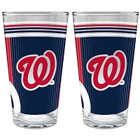 Washington Nationals Two-Piece 16oz. Pint Glass Set