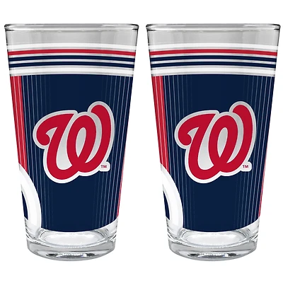 Washington Nationals Two-Piece 16oz. Pint Glass Set