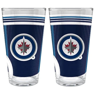 Winnipeg Jets Two-Piece 16oz. Pint Glass Set