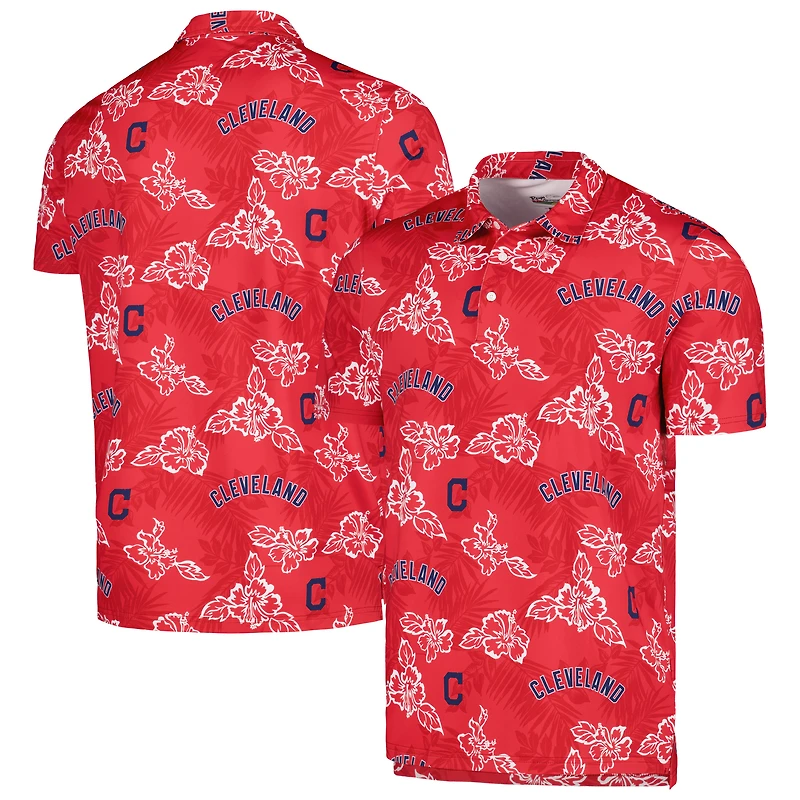 Men's Reyn Spooner Red Cleveland Guardians Performance Polo