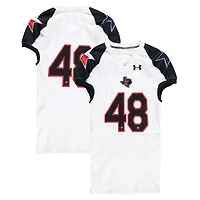 Texas Tech Red Raiders Team-Issued #48 White and Black Jersey from the 2013 NCAA Football Season