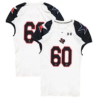 Texas Tech Red Raiders Team-Issued #60 White and Black Jersey from the 2013 NCAA Football Season