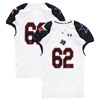 Texas Tech Red Raiders Team-Issued #62 White and Black Jersey from the 2013 NCAA Football Season