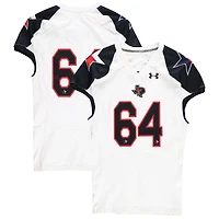 Texas Tech Red Raiders Team-Issued #64 White and Black Jersey from the 2013 NCAA Football Season