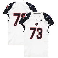 Texas Tech Red Raiders Team-Issued #73 White and Black Jersey from the 2013 NCAA Football Season