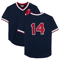Jim Rice Boston Red Sox Autographed Blue 1989 Mitchell & Ness Authentic Batting Practice Jersey with "HOF 09" Inscription