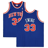 Patrick Ewing New York Knicks Autographed Royal Blue Mitchell & Ness 1991 Swingman Jersey