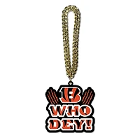 MOJO Cincinnati Bengals Slogan Fan Chain Necklace
