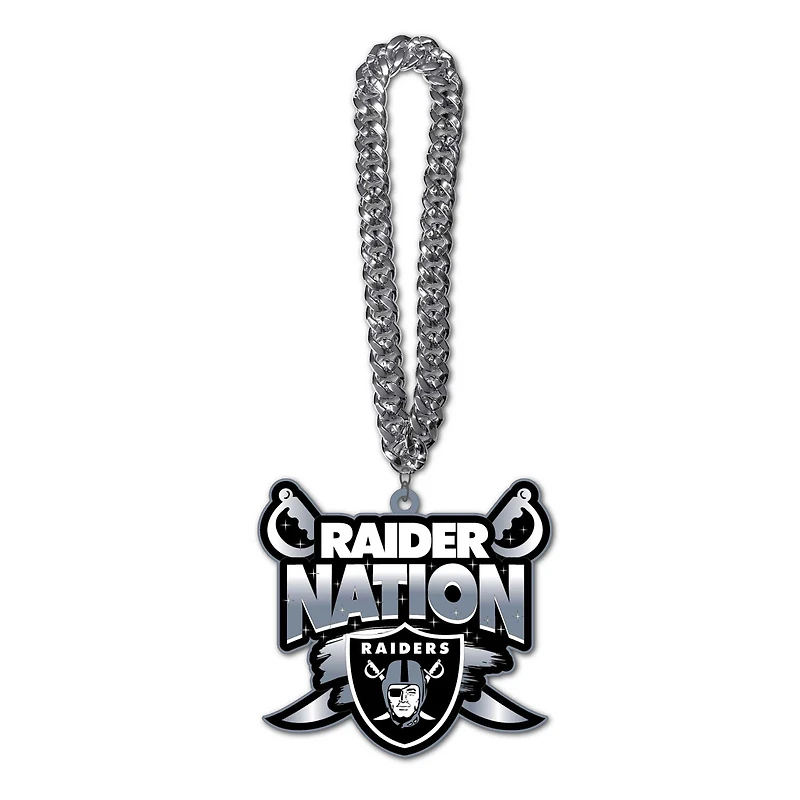MOJO Las Vegas Raiders Slogan Fan Chain Necklace