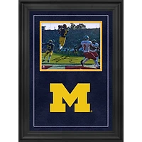 Charles Woodson Michigan Wolverines Autographed Deluxe Framed 8" x 10" Leaping Interception Photograph