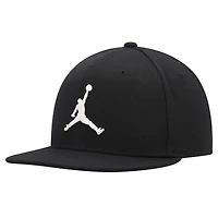 Men's Jordan Brand Black Jumpman Pro Snapback Hat