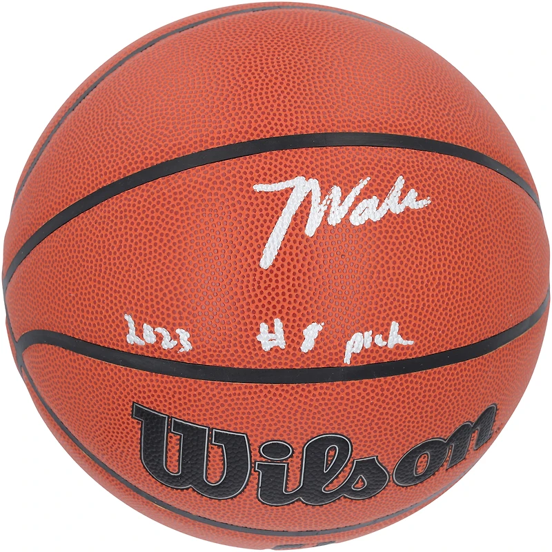Jarace Walker Indiana Pacers Autographed  Wilson Authentic Series Indoor/Outdoor Basketball with "2023 #8 Pick" Inscription