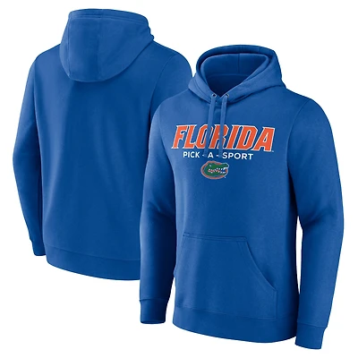 Men's Royal Florida Gators Authentic Pick-A-Sport Pullover Hoodie