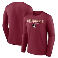 Men's Garnet Florida State Seminoles Authentic Pick-A-Sport Long Sleeve T-Shirt