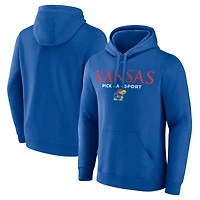 Men's Royal Kansas Jayhawks Authentic Pick-A-Sport Pullover Hoodie