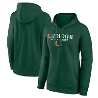 Women's Green Miami Hurricanes Authentic Pick-A-Sport Pullover Hoodie