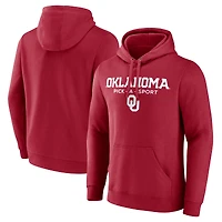 Men's Crimson Oklahoma Sooners Authentic Pick-A-Sport Pullover Hoodie
