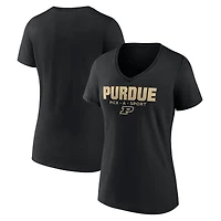 Women's Black Purdue Boilermakers Authentic Pick-A-Sport V-Neck T-Shirt