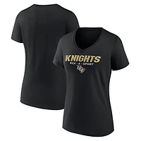 Women's Black UCF Knights Authentic Pick-A-Sport V-Neck T-Shirt