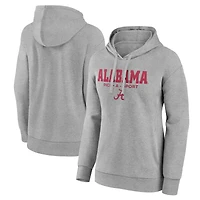 Women's Heather Gray Alabama Crimson Tide Authentic Pick-A-Sport Pullover Hoodie