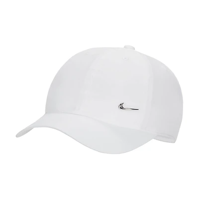 Youth Nike  White Heritage86 Metal Swoosh Club Performance Adjustable Hat