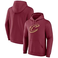 Men's Fanatics  Wine Cleveland Cavaliers Primary Logo Pullover Hoodie