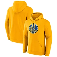 Men's Fanatics  Gold Golden State Warriors Primary Logo Pullover Hoodie
