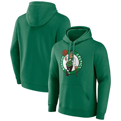 Men's Fanatics  Kelly Green Boston Celtics Primary Logo Pullover Hoodie