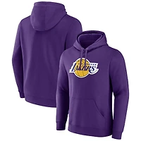 Men's Fanatics  Purple Los Angeles Lakers Primary Logo Pullover Hoodie