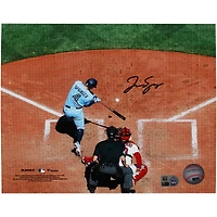 George Springer Toronto Blue Jays Autographed 8" x 10" Batting Top View Photograph