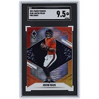 Justin Fields Chicago Bears 2021 Panini Phoenix Fire Burst #108 SGC Authenticated 9.5 Rookie Card