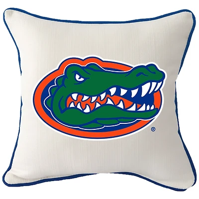 Little Birdie  Florida Gators  Primary Logo Piped Pillow