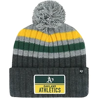 Men's '47 Gray Athletics Stack Cuffed Knit Hat with Pom