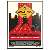 Phenom Gallery 2023 NHL Awards 18" x 24" Deluxe Framed Serigraph