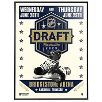 Phenom Gallery 2023 NHL Draft 18" x 24" Deluxe Framed Serigraph