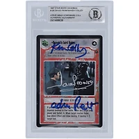 David Prowse & Kenneth Colley Star Wars Autographed 1997 CCG Dagobah #126 BGS Authenticated Authenticated Card with "Adm. Piet" Inscription