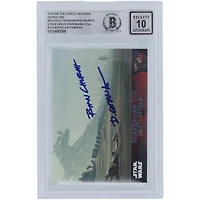 Doug Chiang & Ryan Church Star Wars Autographed 2015 Topps The Force Awakens #68 BGS Authenticated 10 Auto Card