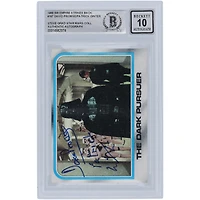 David Prowse & Patrick Ginter Star Wars Autographed 1980 Topps The Empire Strikes Back #187 BGS Authenticated 10 Auto Card