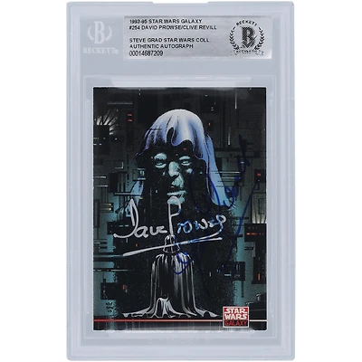 David Prowse & Clive Revill Star Wars Autographed 1993-95 Topps Galaxy #254 BGS Authenticated Authenticated Card