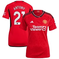 Women's adidas Antony Red Manchester United 2023/24 Home Replica Player Jersey