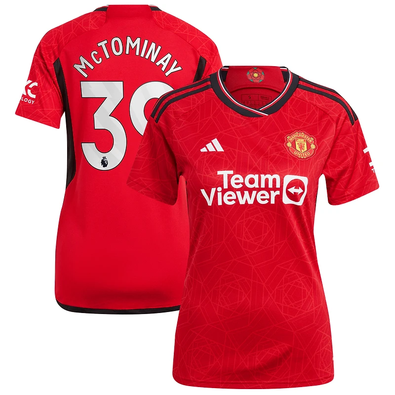 Women's adidas Scott McTominay Red Manchester United 2023/24 Home Replica Player Jersey