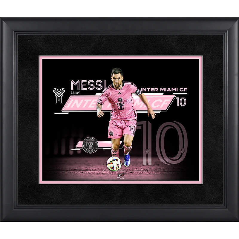 Lionel Messi Inter Miami CF Framed 11" x 14" Collage