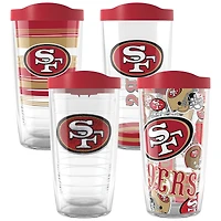 Tervis San Francisco 49ers Four-Pack 16oz. Classic Tumbler Set