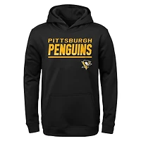 Youth Black Pittsburgh Penguins Headliner Pullover Hoodie