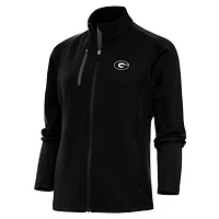 Women's Antigua  Black Georgia Bulldogs Generation Full-Zip Jacket