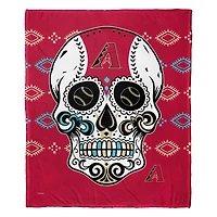 The Northwest Group Arizona Diamondbacks 50" x 60" Candy Skull Silk Touch Throw Blanket